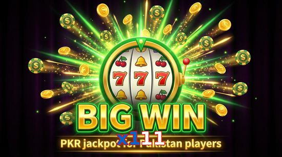 Big win animation on X111 slot game